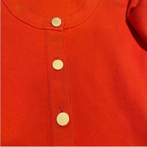 Banana Republic Orange Gold Button Long Sleeve Cardigan - Picture 4 of 8